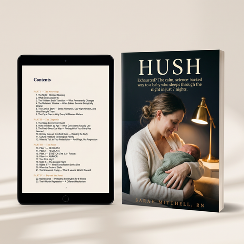 HUSH — tablet (contents) & book